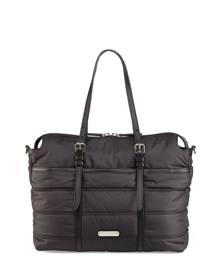 Burberry Abbey Quilted Nylon Diaper Tote Bag ($850) | Chrissy Teigen's ...