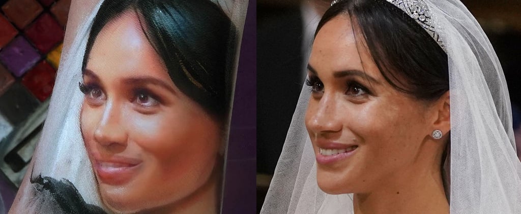Meghan Markle Makeup Arm Portrait