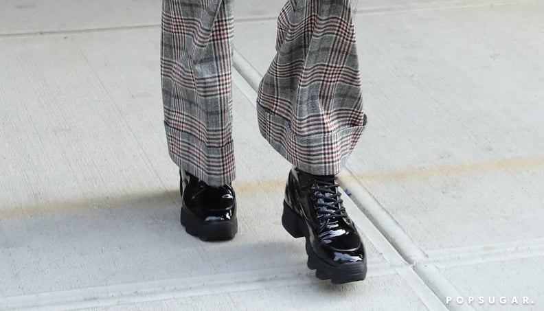 classic leather triple platform x gigi hadid