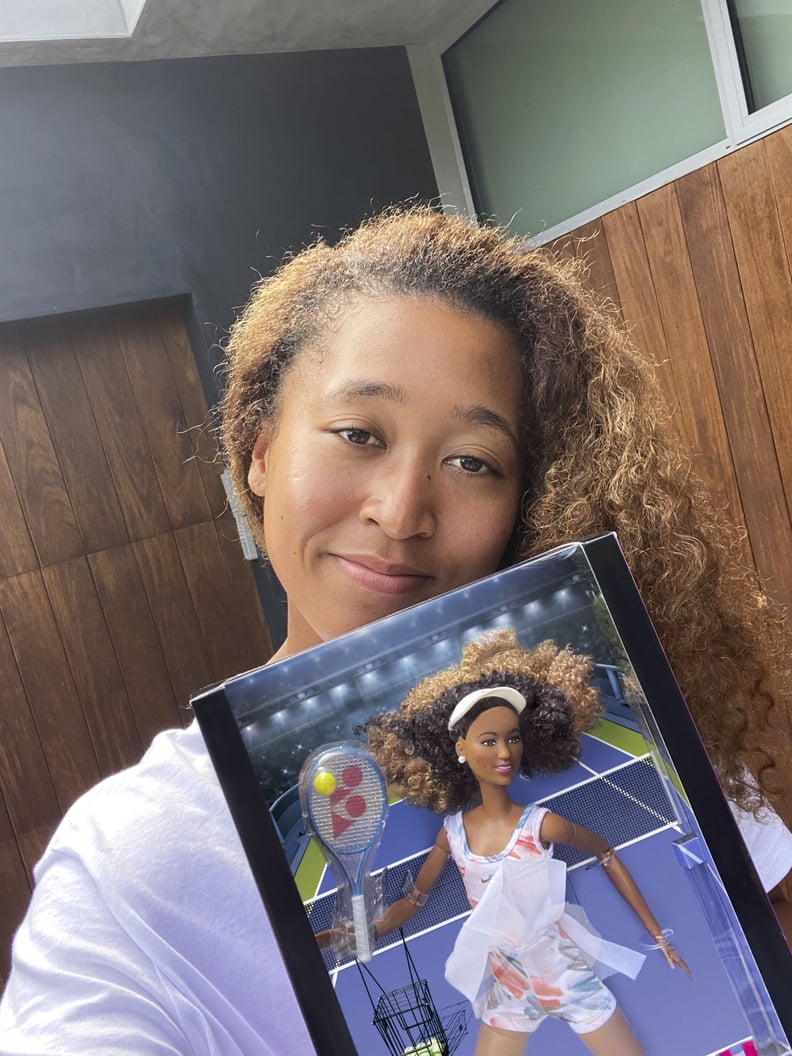 Naomi Osaka With Her Barbie Role Model Doll