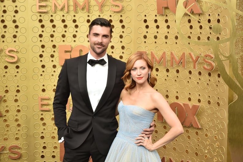 Tyler Stanaland and Brittany Snow at the 2019 Emmy Awards.