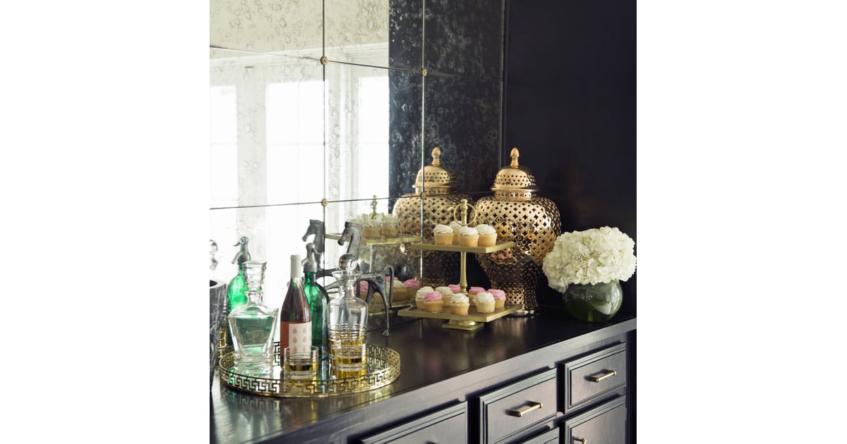 A number of the bartop accessories came from Z Gallerie, including