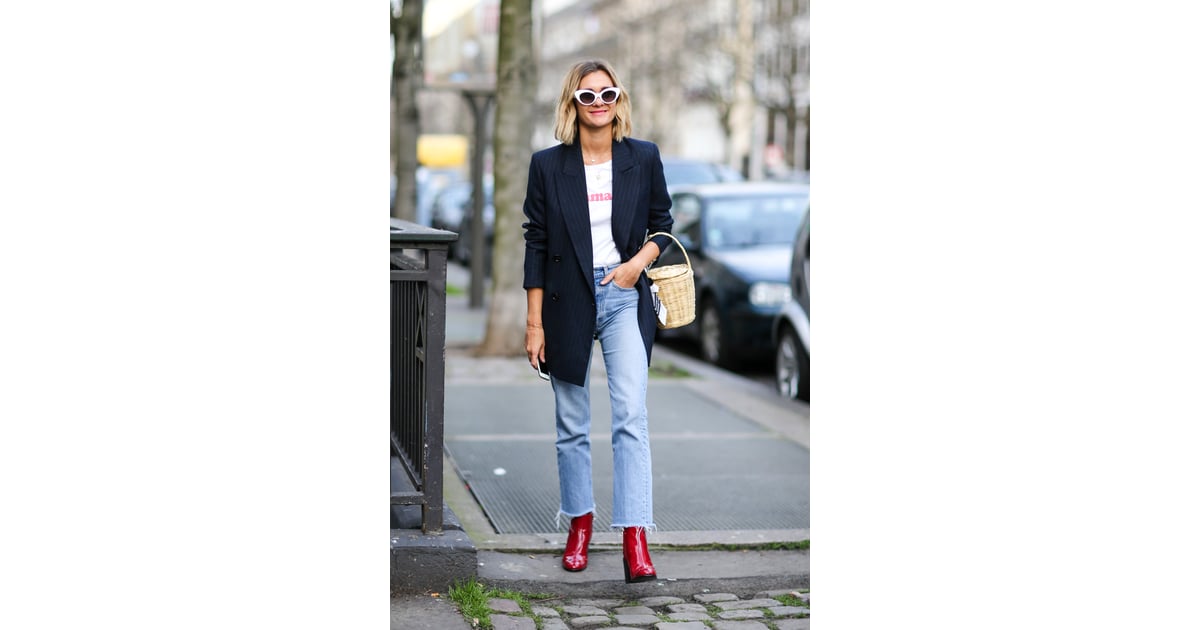 With an unassuming top — then some major boots | Jeans Outfit Ideas ...