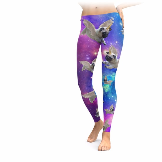 Pug Unicorn Galaxy Leggings