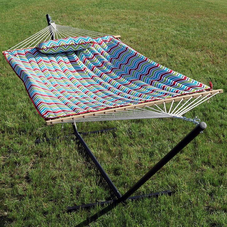 Koeninger Spreader Bar Hammock With Stand Best Hammocks From Wayfair POPSUGAR Home Photo 11