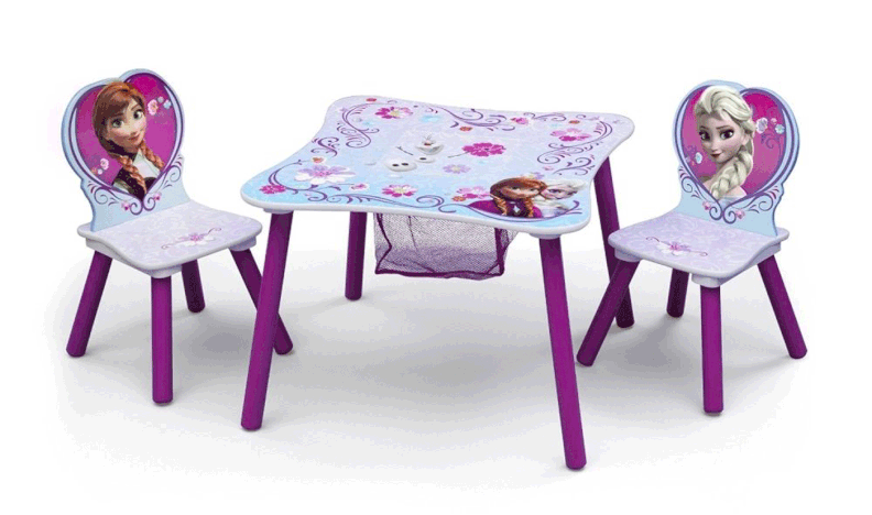 Frozen Table and Chair Set with Storage