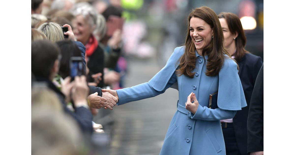 Kate middleton hotsell blue mulberry coat