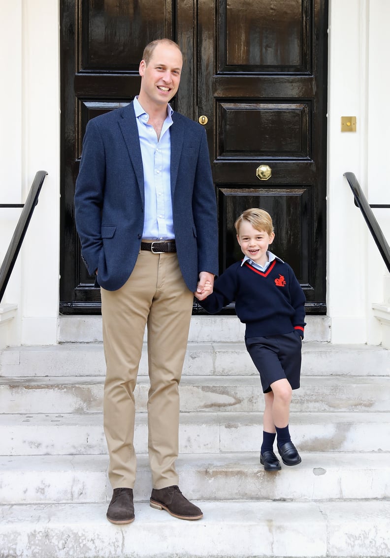 When He Was All Ready For His First Day of School