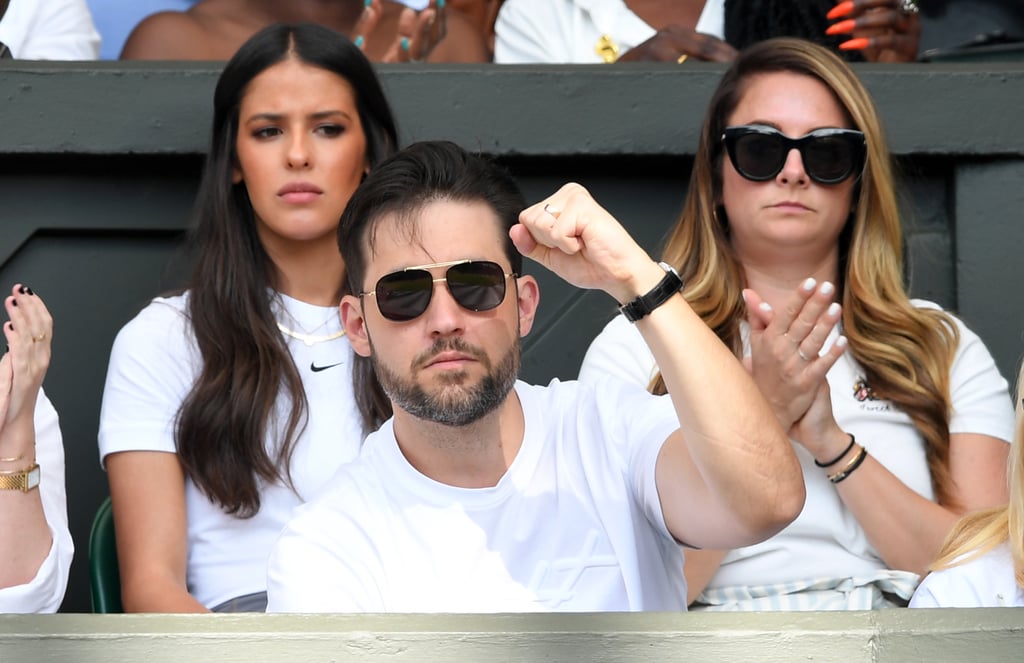 Pictures of Alexis Ohanian Cheering For Serena Williams