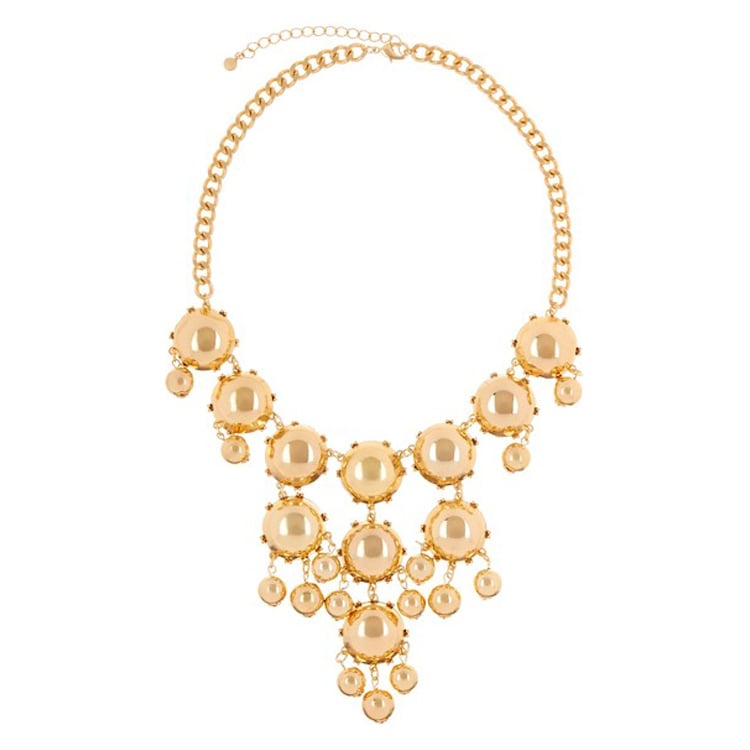 Natasha Accessories Ball Statement Necklace