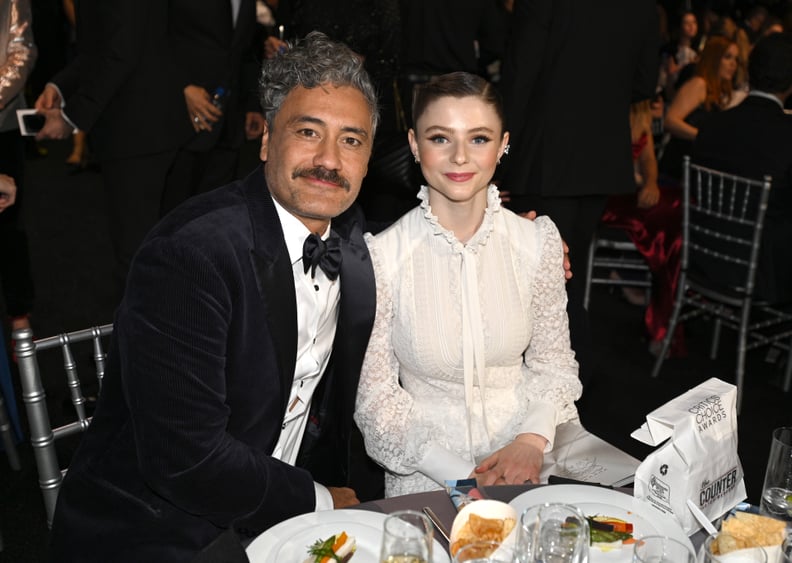 Taika Waititi and Thomasin McKenzie at the 2020 Critics' Choice Awards