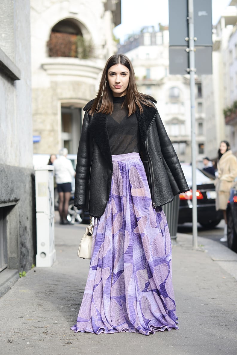 Cover Your Legs With a Maxi Skirt