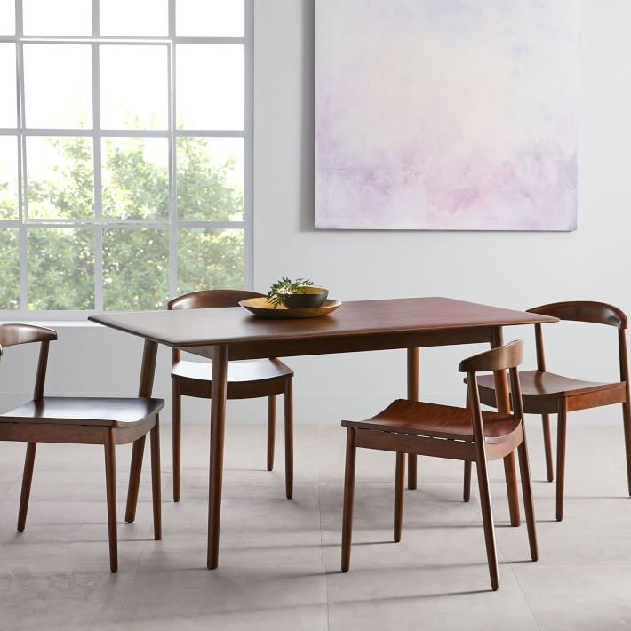 Lena Mid-Century Table and Chairs Dining Set