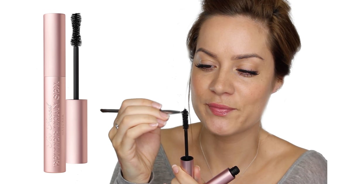 Mascara as Eyeliner Most Popular Makeup Hacks of 2015 POPSUGAR