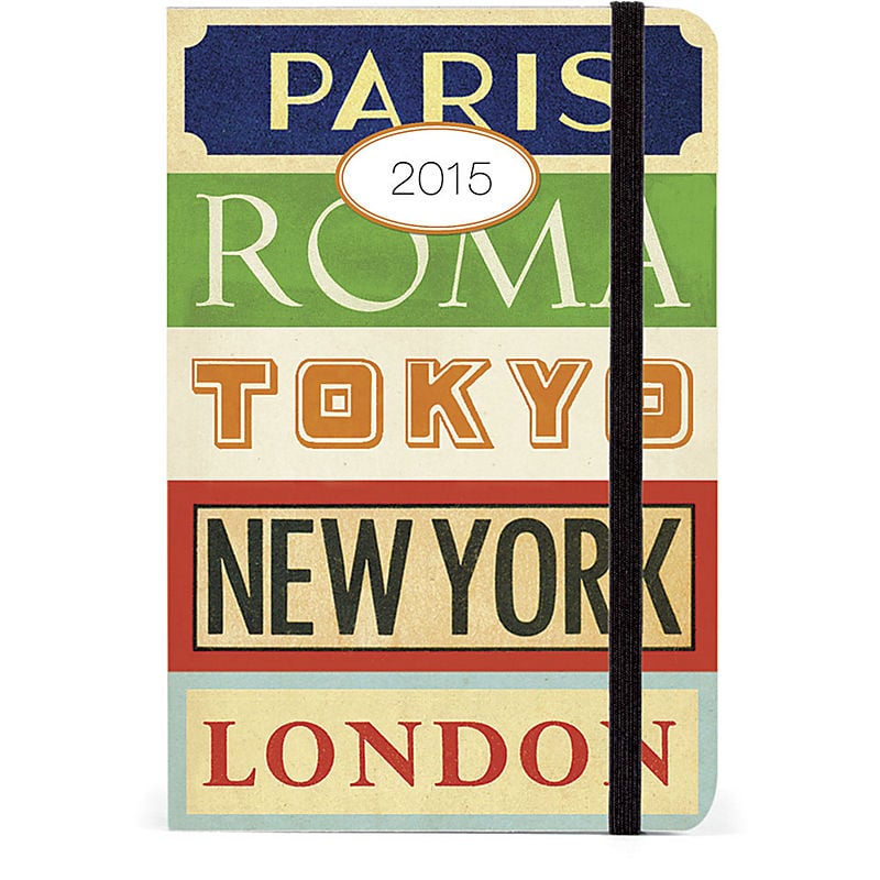 2015 Cavallini Vintage Travel 12-Month Weekly Planner ($15)
