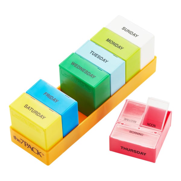 Three-Section Pill Organizer