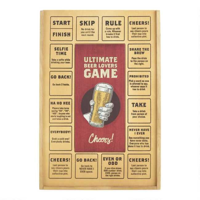 Ultimate Beer Lovers Game Set With Pretzels and Kettle Chips