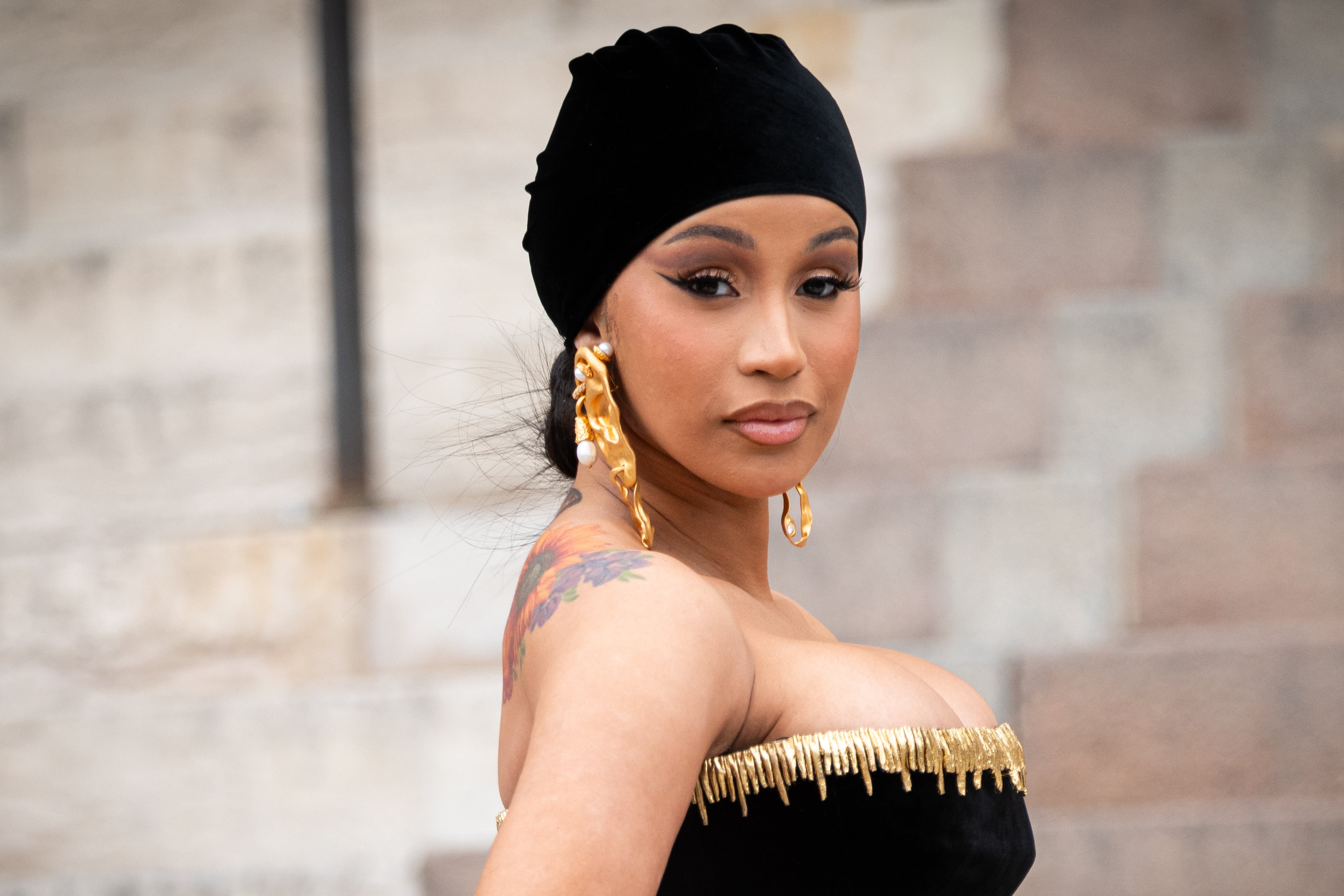 Cardi B’s Finger-Wave Mullet Is All You Need to See From Paris Fashion Week