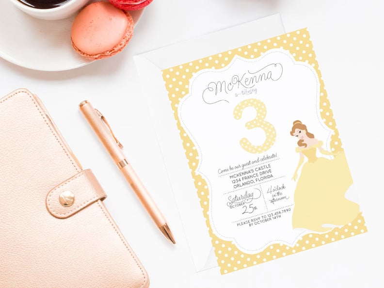 Princess Belle Invitations