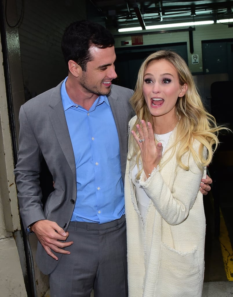 Ben Higgins Lauren Bushnell Kiss in NYC March 2016