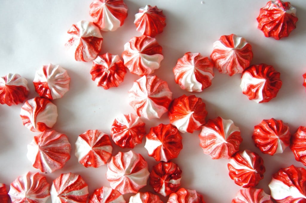 Peppermint Meringues