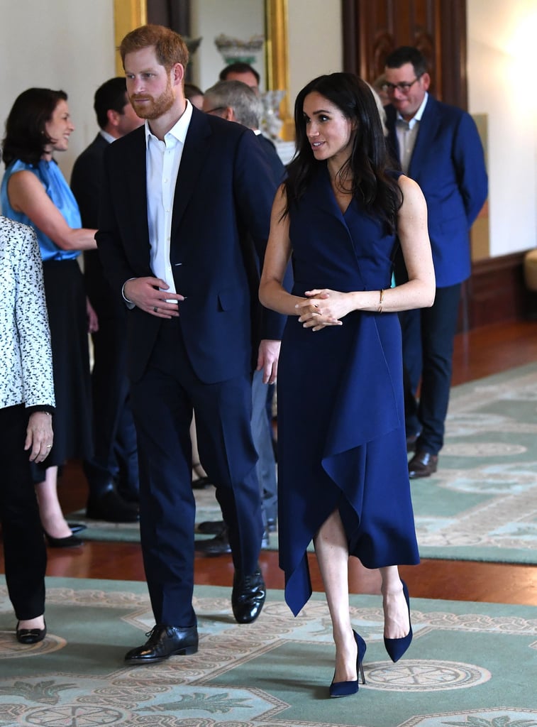 Meghan Markle Wears Dion Lee Dress October 2018