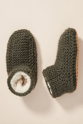 Knit Sock Slippers