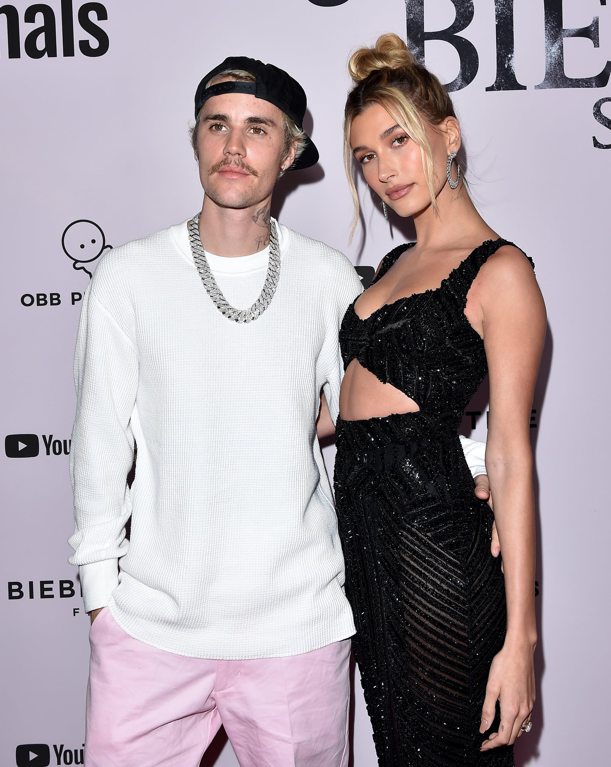 LOS ANGELES, CALIFORNIA - JANUARY 27: Justin Bieber and Hailey Bieber attend the Premiere of YouTube Original's 
