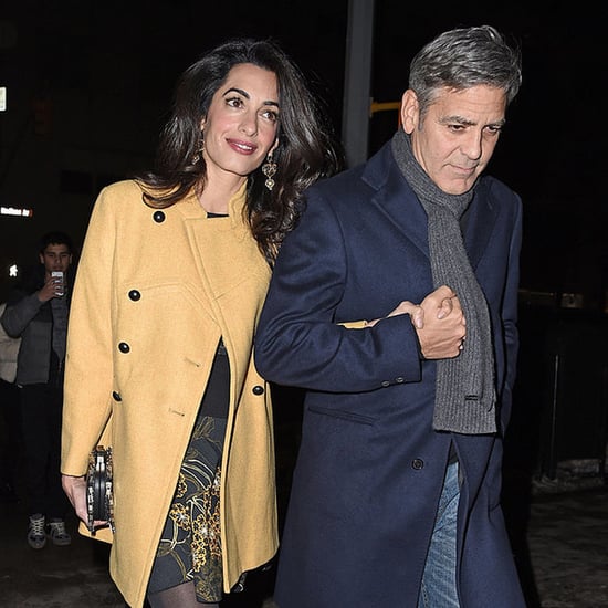 George Clooney and Amal Alamuddin Holding Hands | Pictures
