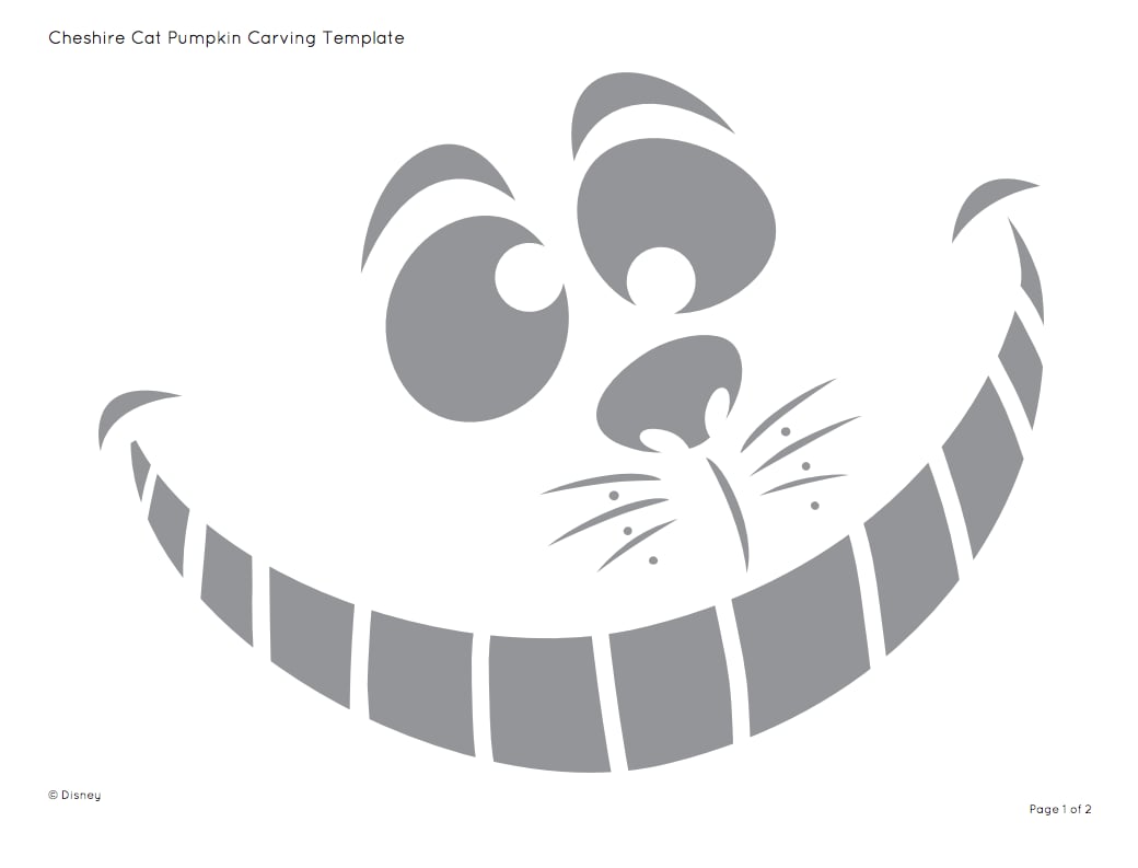 Cat Pumpkin Carving Patterns Printable