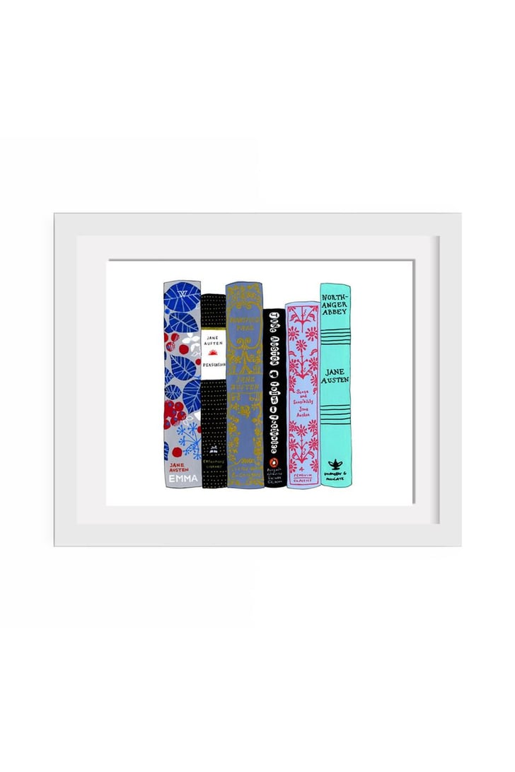 Bookshelf Print Jane Austen Gift Ideas POPSUGAR Love & Sex Photo 33