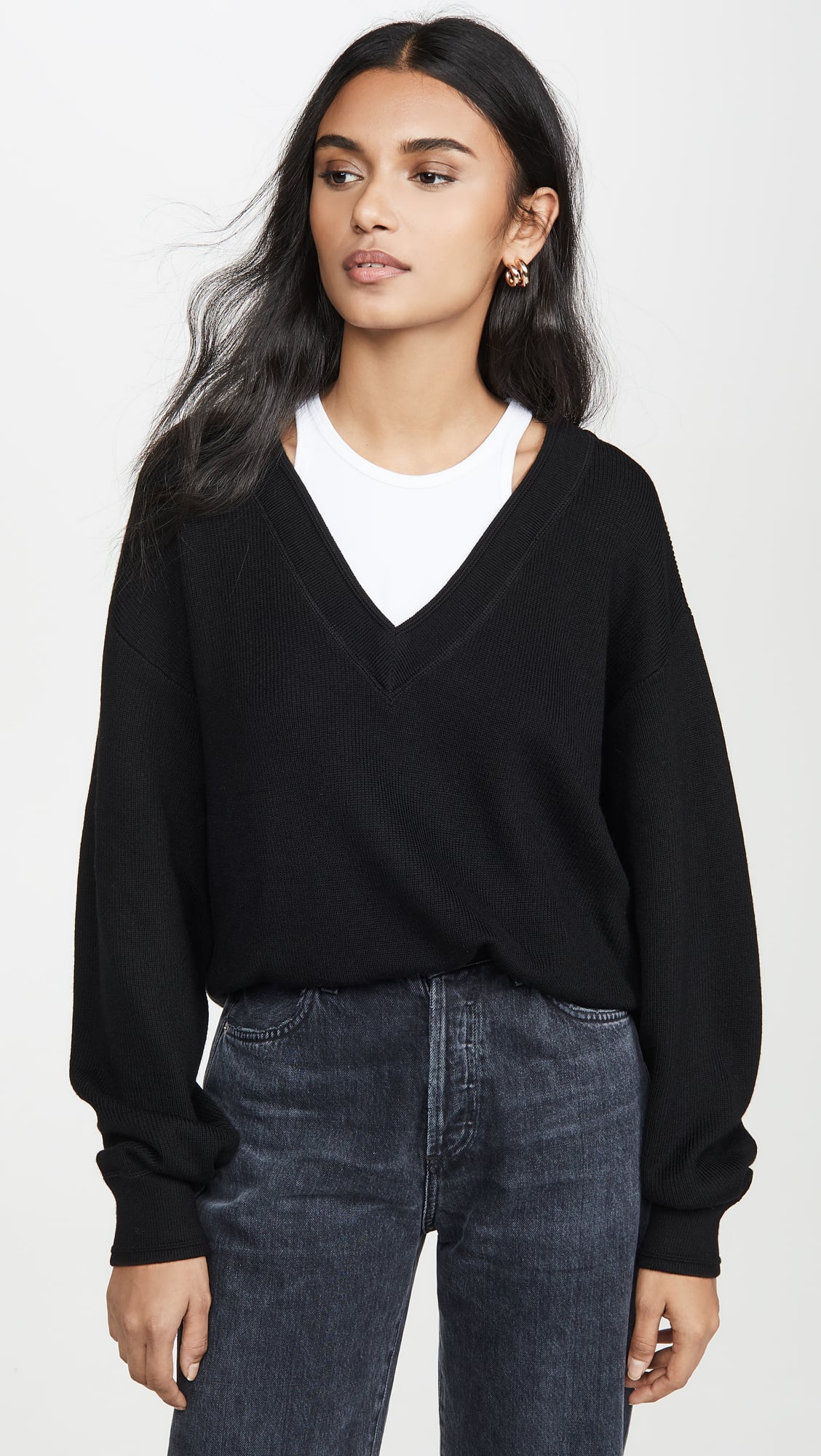 Alexander wang v neck sweater outlet