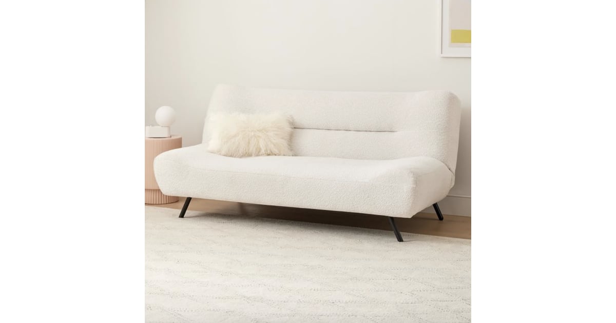 A Sherpa Futon West Elm Flip Floor Sleeper Sofa Best and Most