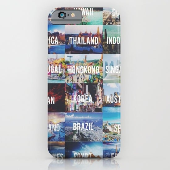 Mark off the places you wish to visit with this iPhone case ($35).