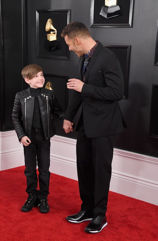 Ricky Martin and His Son at the 2019 Grammys