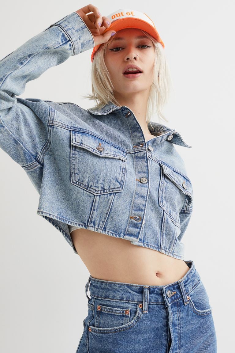 A Cropped Jacket: H&M Twill Crop Jacket