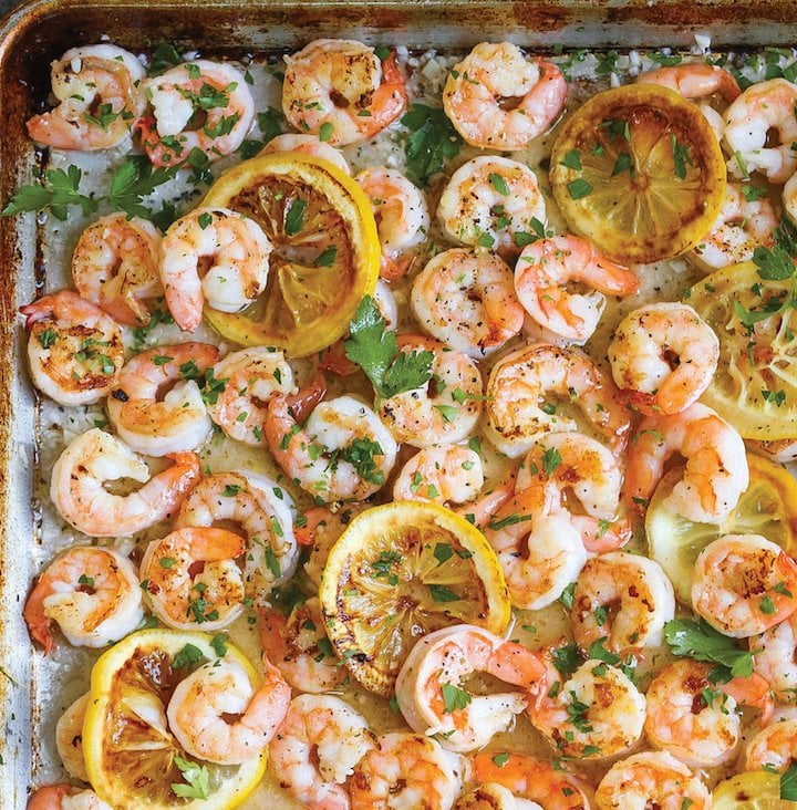 Sheet Pan Butter Garlic Shrimp