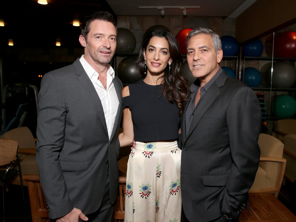George and Amal Clooney at Hollywood's Night Under the Stars
