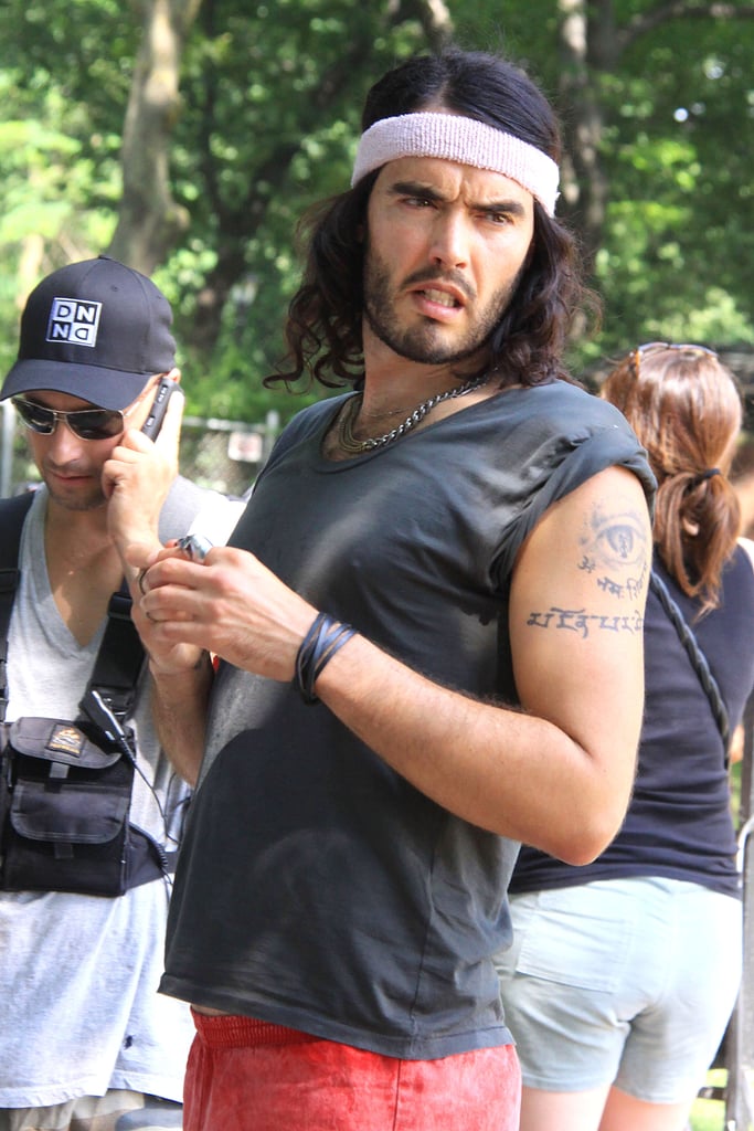 Russell Brand In Workout Gear As Aldous Snow For Get Him To The Greek