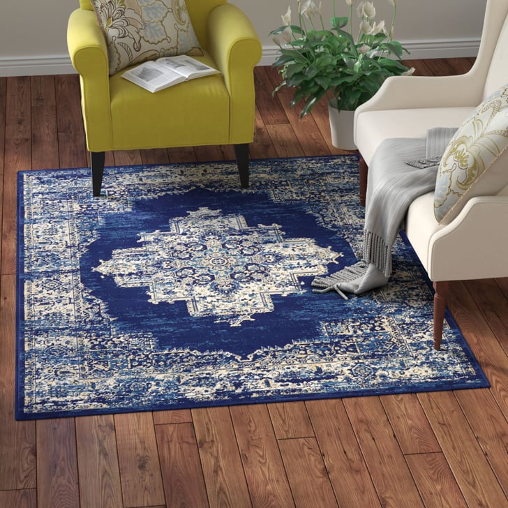 Susan Oriental Blue/White Area Rug Best Sales and Deals From Wayfair