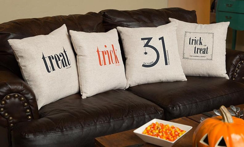 Personalized Halloween Throw Pillowcases