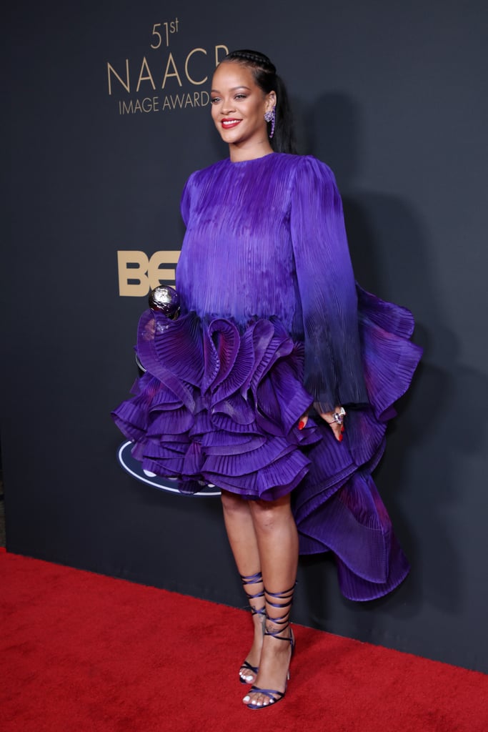 Rihanna Wore Givenchy Couture To The Naacp Image Awards Popsugar Fashion