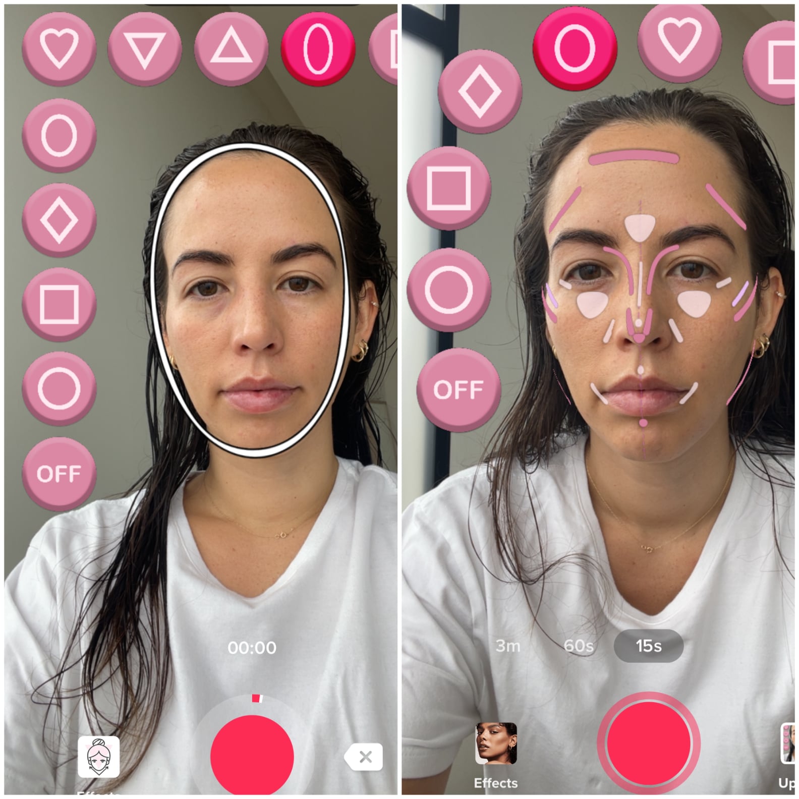 I Tried TikTok's "Face Shape" Filter For Perfect Makeup POPSUGAR Beauty