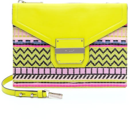 Milly Rich Neon Jacquard Crossbody Bag ($325)