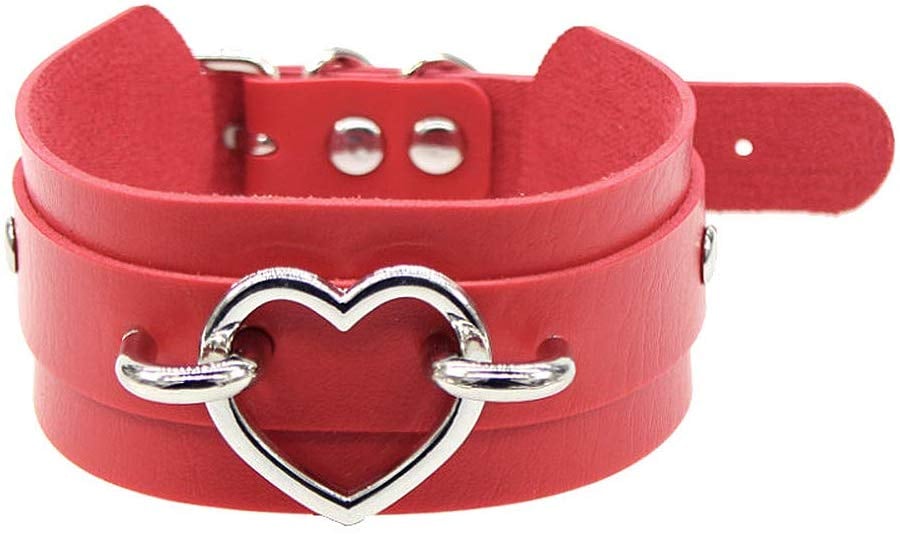 Daimay Heart Choker Leather Choker Collar Euphoria Halloween Costumes Popsugar Entertainment 1675