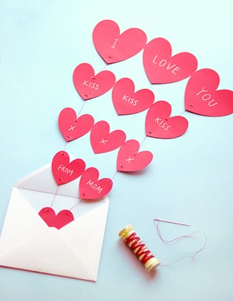 Heart Garland Printable