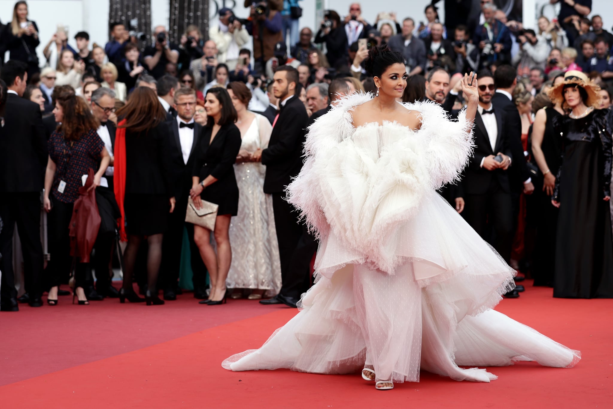 Fashion, Shopping & Style | This Bollywood Star Serves Up Exactly What We  Came For on the Cannes Red Carpet — Drama! | POPSUGAR Fashion Photo 10