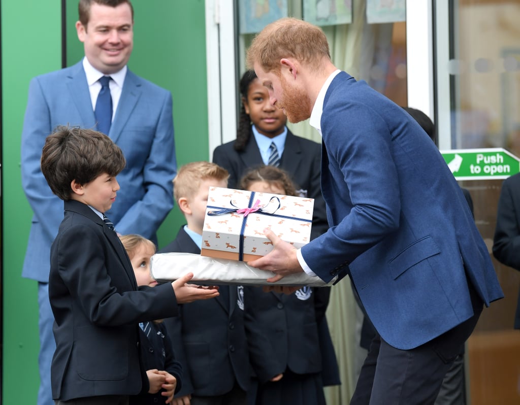 Prince Harry at St. Vincent's Catholic Primary School 2019