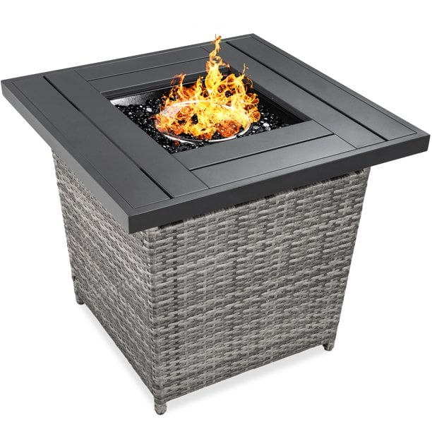 Best Choice Products 28in Propane Gas Fire Pit Table
