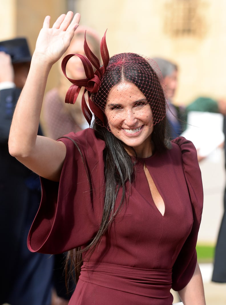Demi Moore Dress at Princess Eugenie’s Wedding PS Fashion(02)